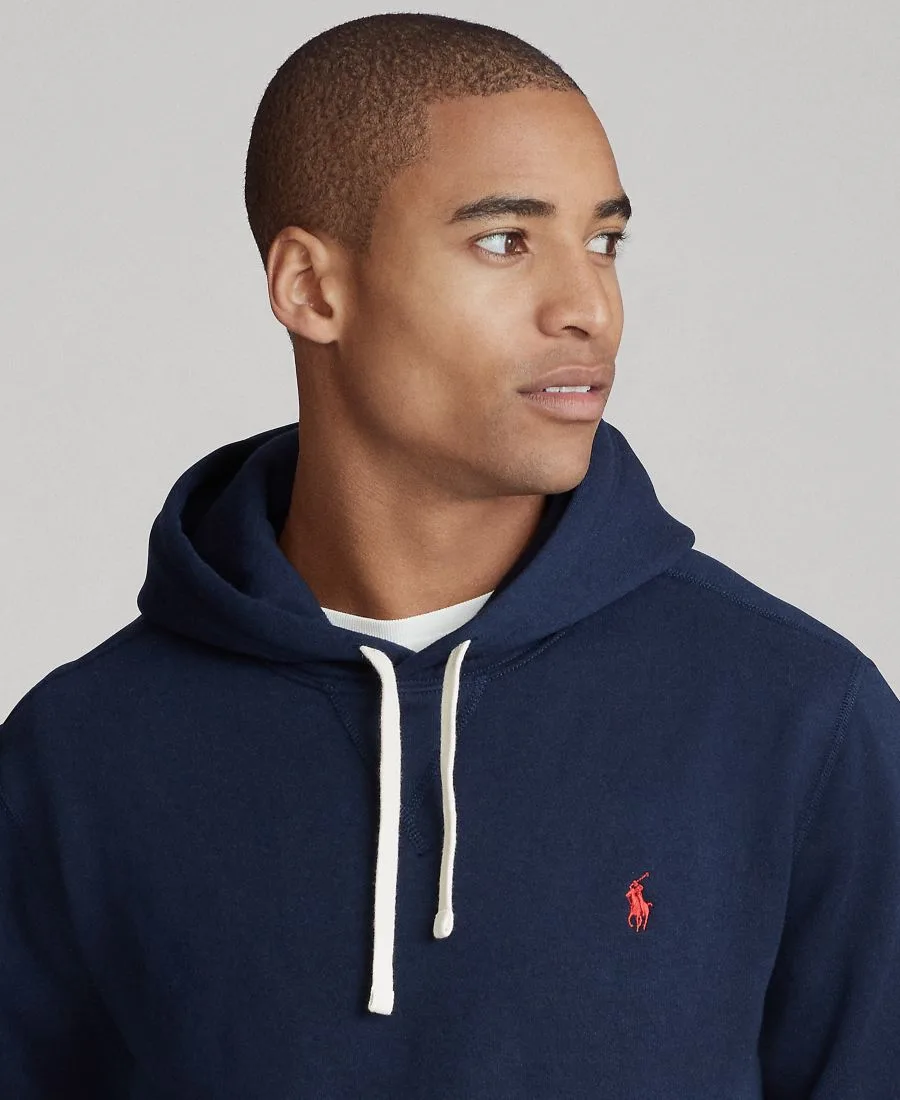 Мужская флисовая толстовка с капюшоном Polo Ralph Lauren, cruise темно-синий — фото 2