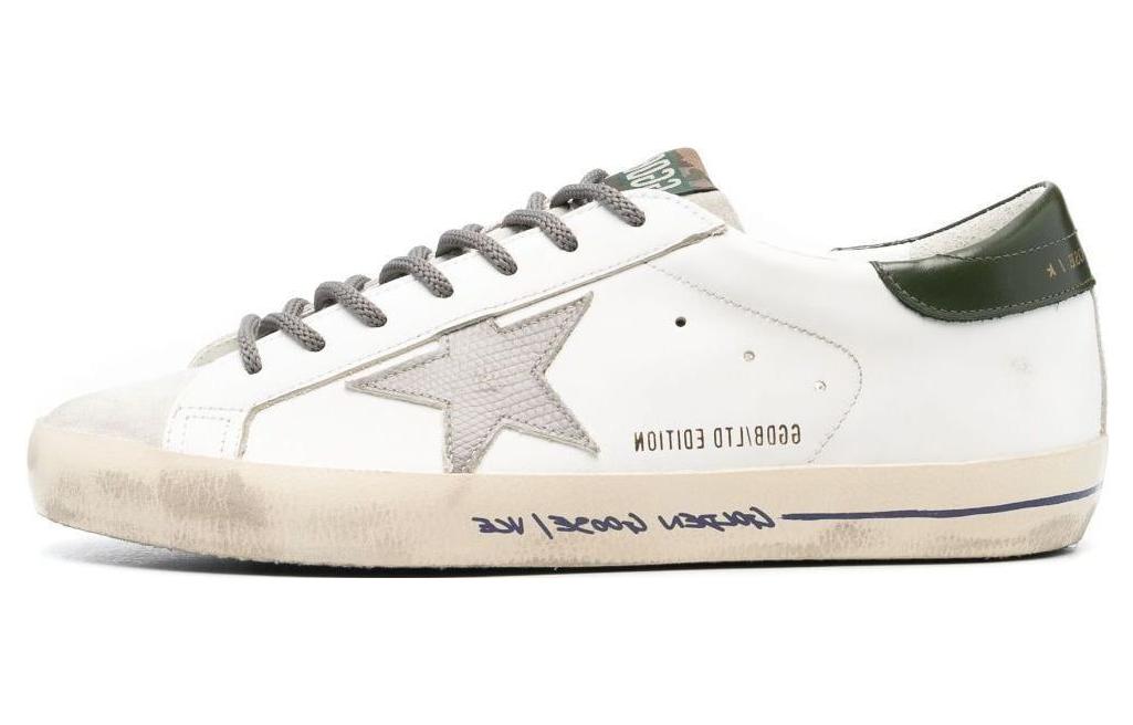 

Кроссовки Golden Goose Super-Star Leather Sneakers, белый