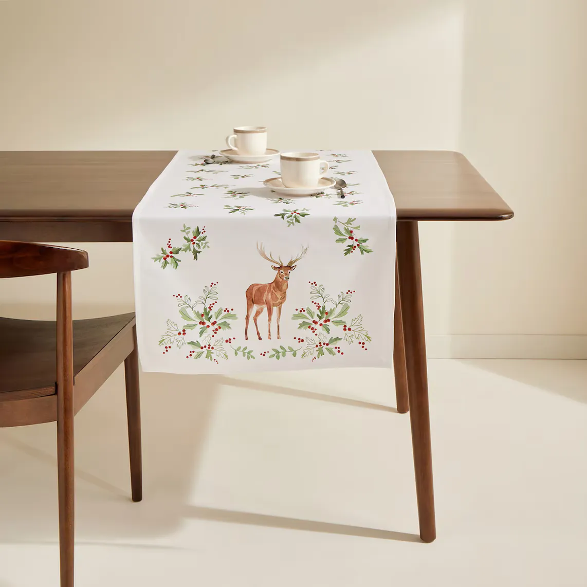 

Хлопковая настольная дорожка Wald El Corte Inglés, белый