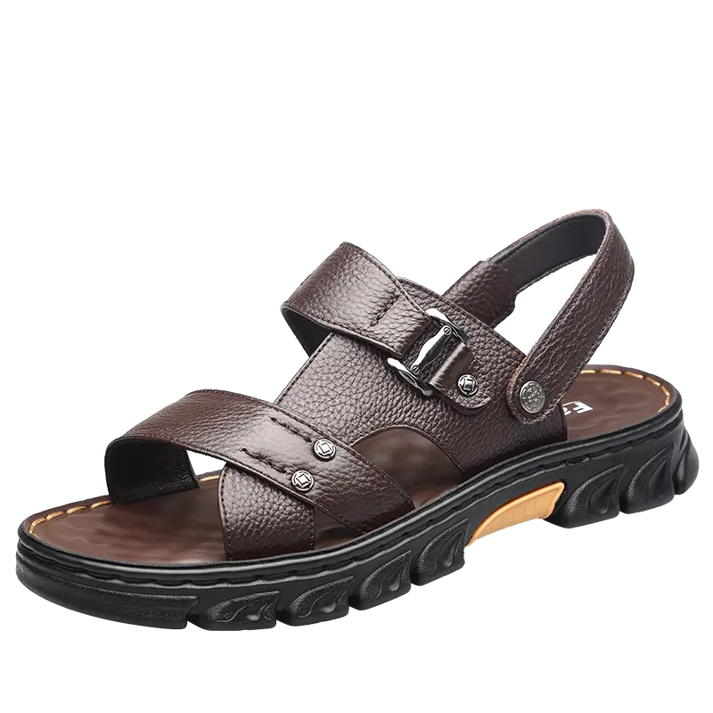 

Bindu Пляжные сандалии мужские черно-коричневые коричневые, цвет Brown