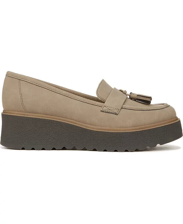 Натуральные мюли Josie Lug Flat женские US 8 серые платформенные лоферы SOUL Naturalizer — фото 2