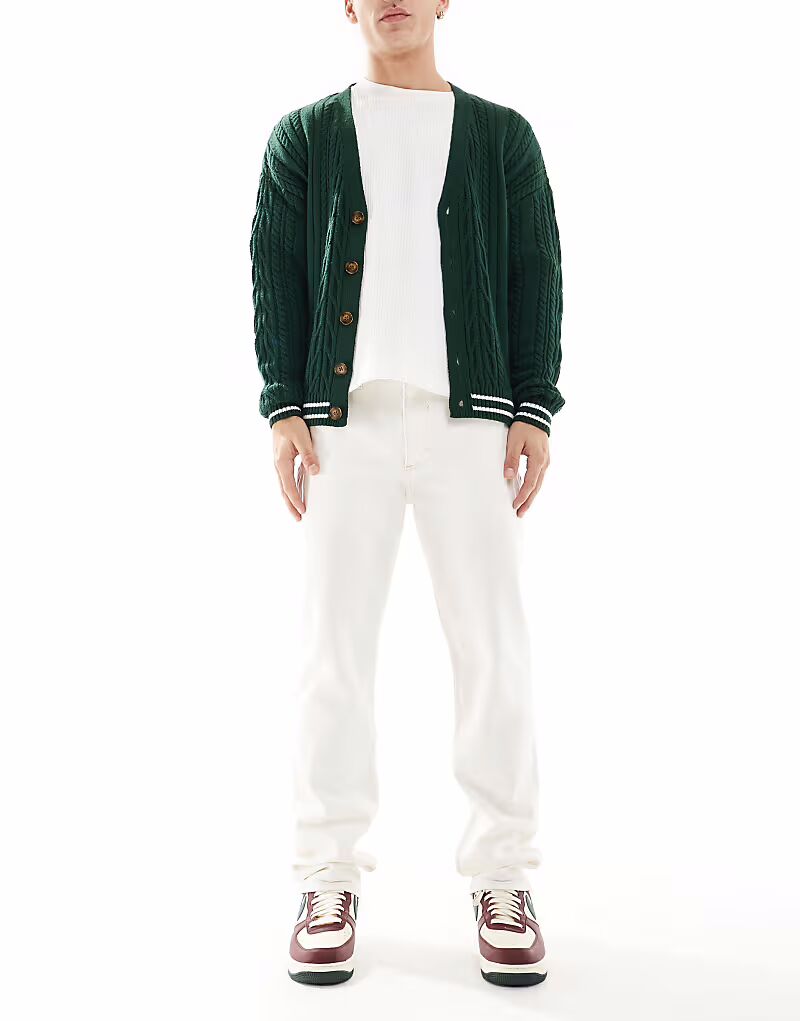 

Джинсы Lee West прямого кроя белого цвета