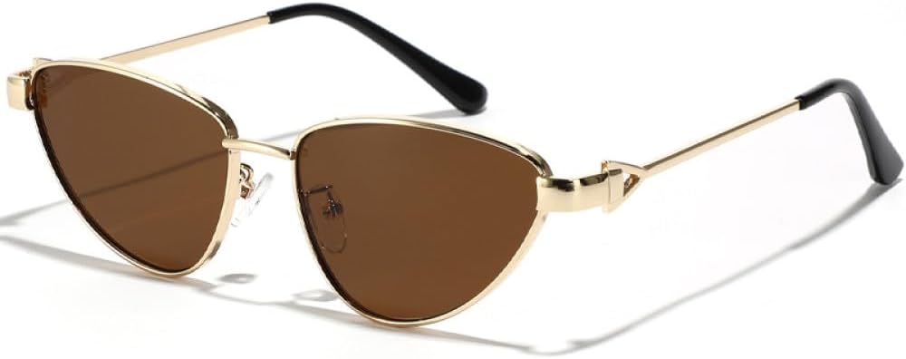 

Металлические солнцезащитные очки 2027 года для мужчин и женщин, модные солнцезащитные очки для женщин, стильные солнцезащитные очки в маленькой оправе MTZJH, One Color