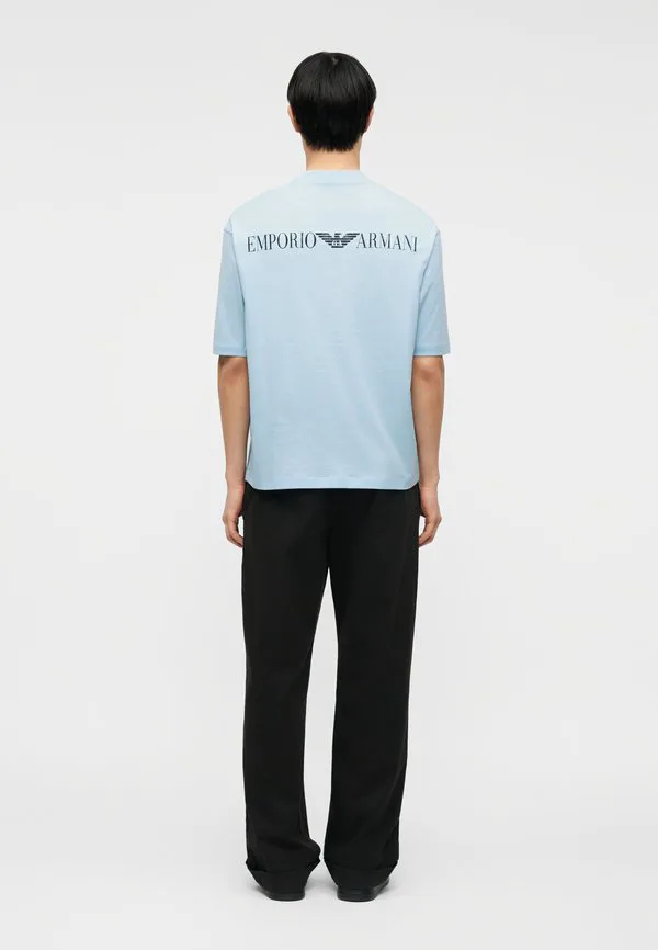 Футболка с принтом Emporio Armani, Light Blue — фото 3