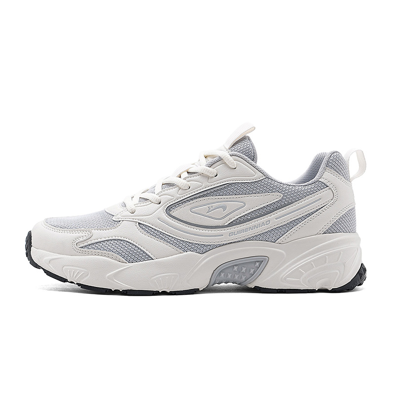 

K-bird Кроссовки K Bird с амортизацией, дышащие, легкие мужские низкие повседневные светло-серые/бежевые, цвет Light Gray/Beige