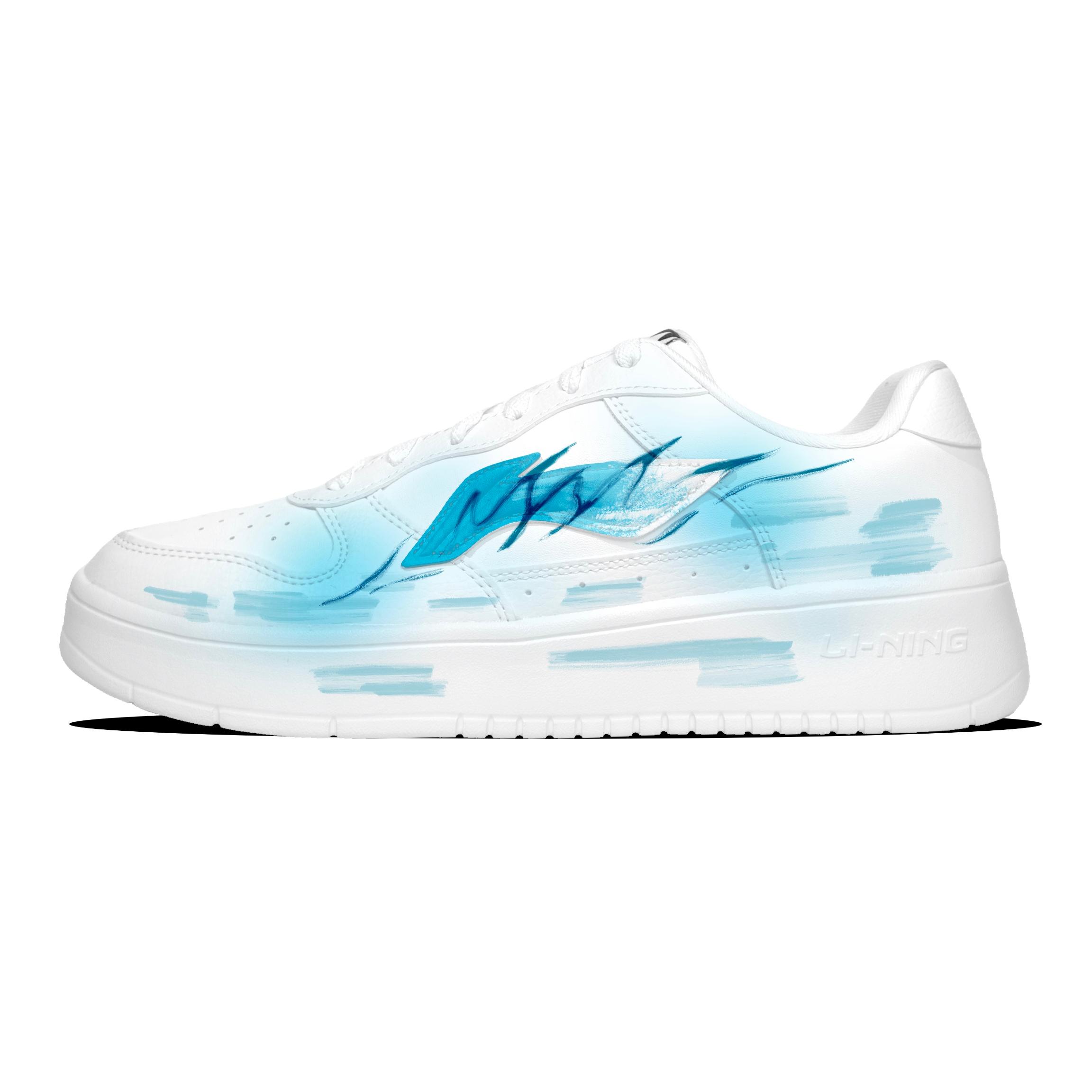 

LINING Непромокаемые устойчивые к скольжению устойчивые к истиранию низкие кроссовки для скейтбординга мужские Blue