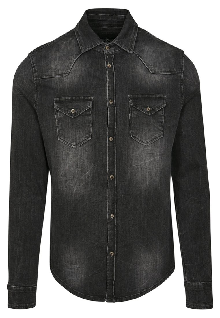 

Рубашка Herren Riley Denimshirt Brandit, черный