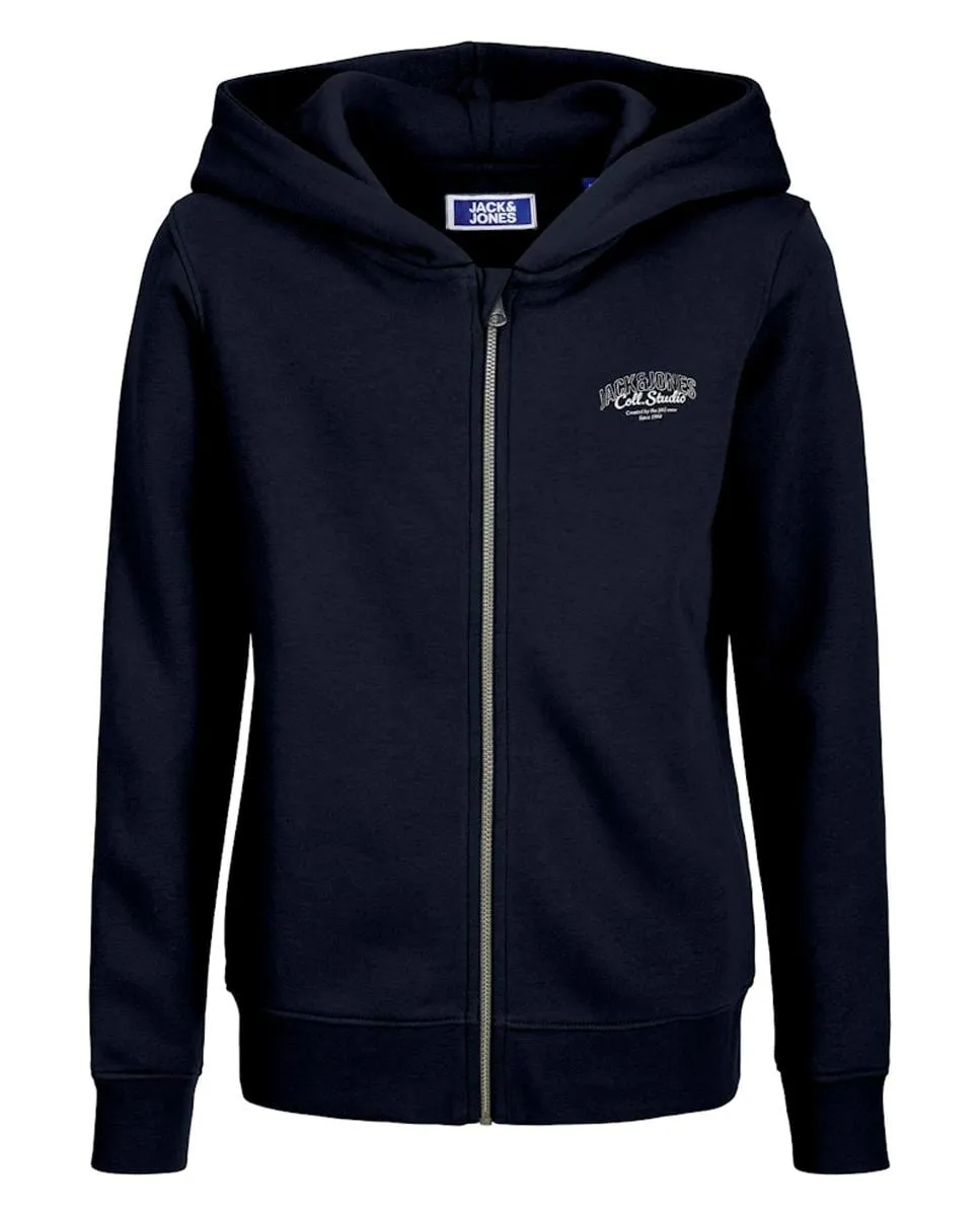 

Детское худи на молнии Jack & Jones, темно-синий