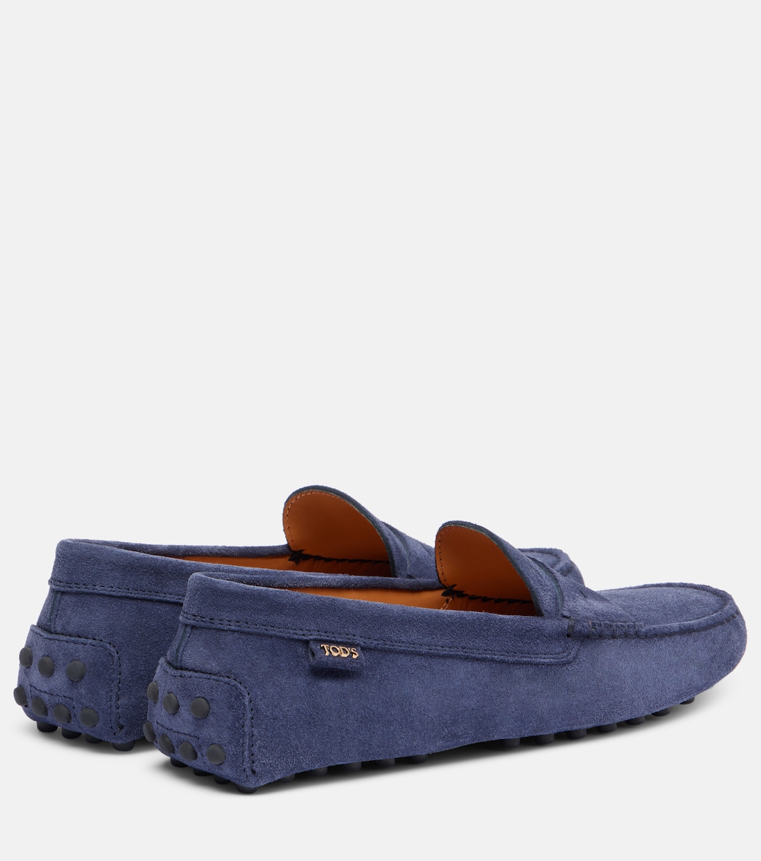 Гоммино замшевые мокасины для вождения Tod's, Galassia Scuro — фото 2