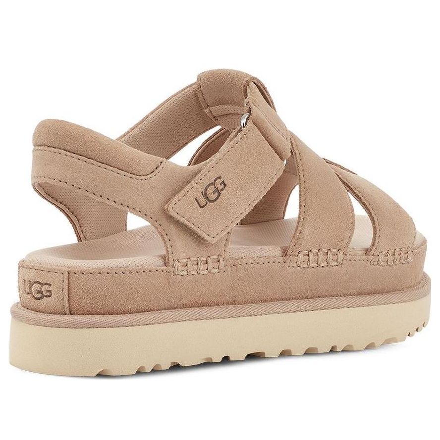 Сандалии (WMNS) UGG Goldenstar Strap Platform Sandal 'Driftwood', желто-коричневый — фото 2