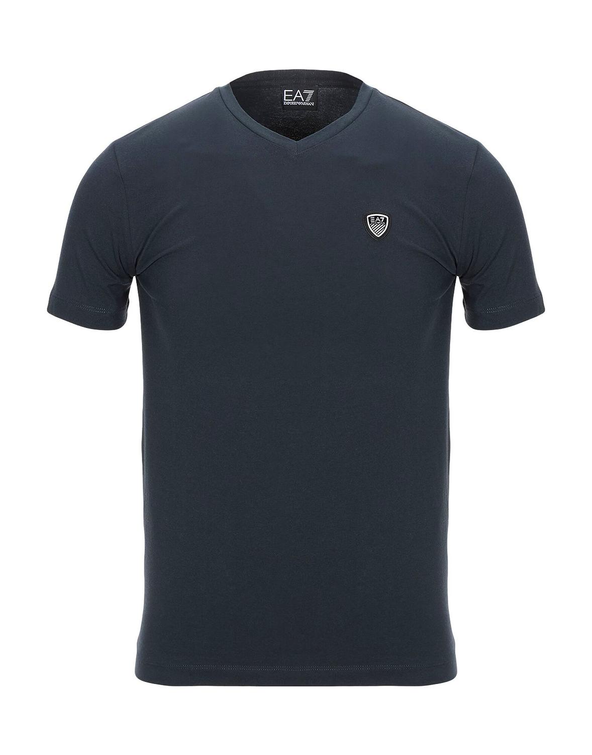 

Футболка Ea7, полуночно-синий