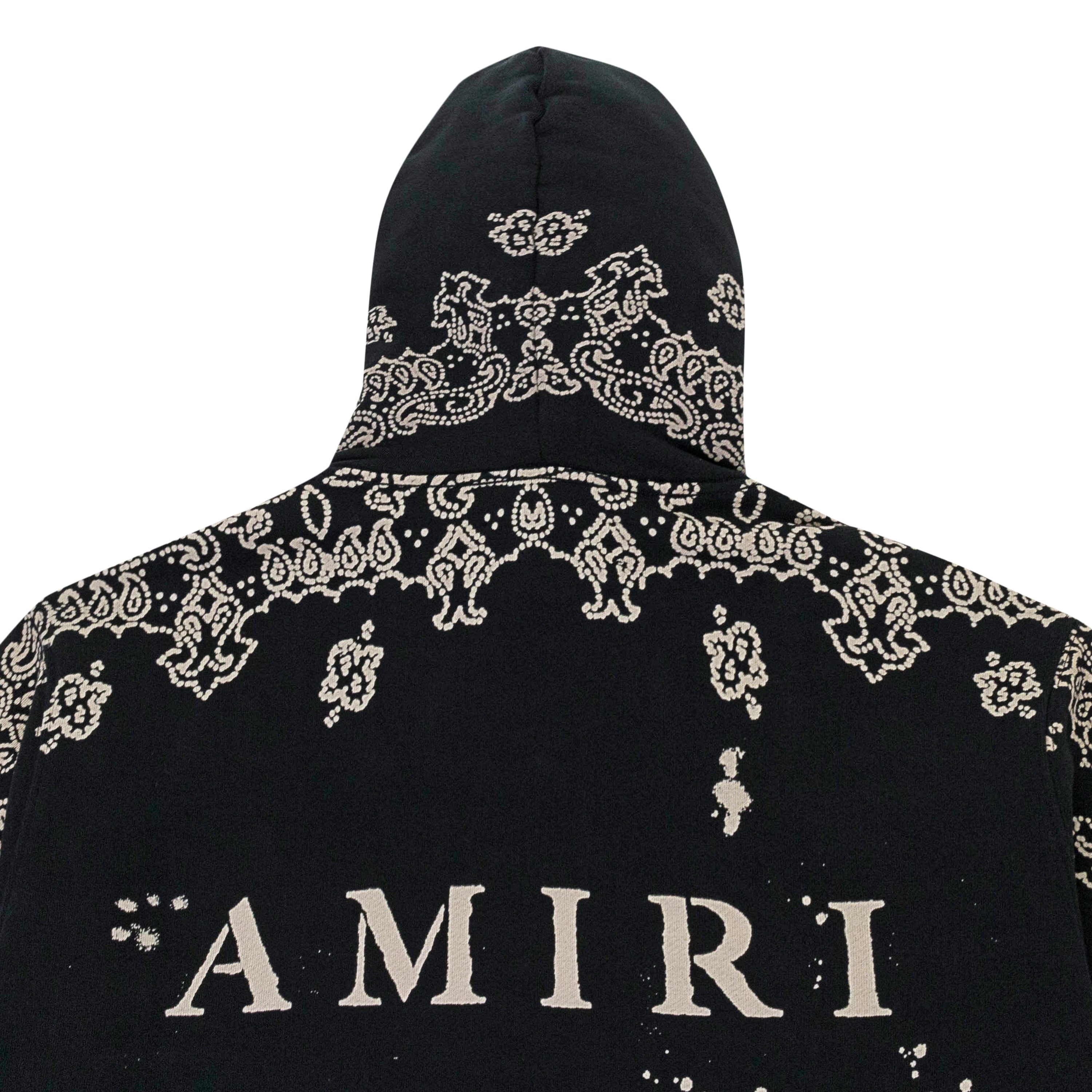 

БАНДАНА ОТБЕЛИВАТЕЛЬНАЯ ЧЕРНАЯ ТОЛСТОВКА С КАПЮШОНОМ Amiri