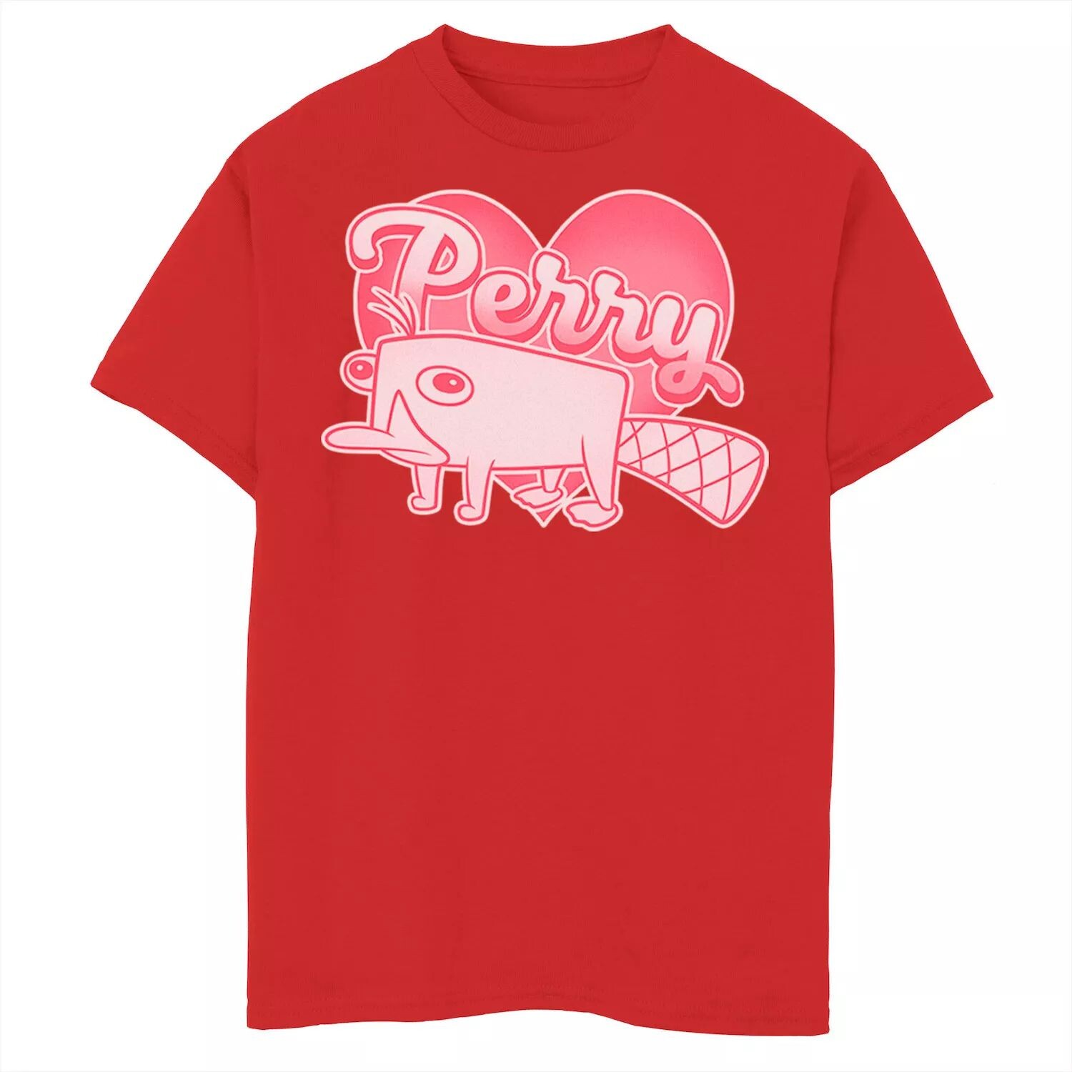 

Футболка Perry Heart «Финес и Ферб» для мальчиков 8–20 лет, посвященная Дню святого Валентина Licensed Character