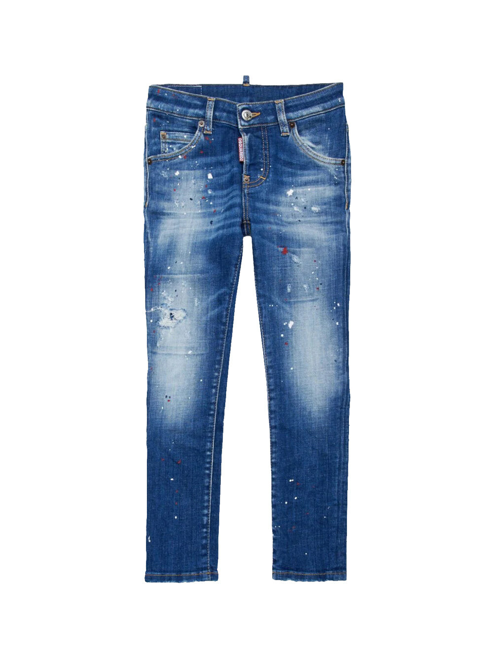 

Синие джинсовые джинсы для девочек Dsquared