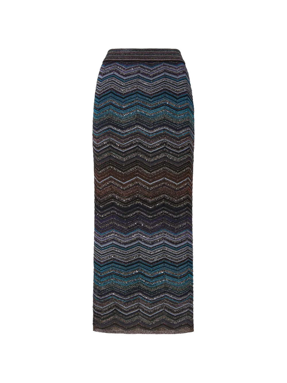 

Макси-юбка с зигзагообразным узором Missoni, коричневый