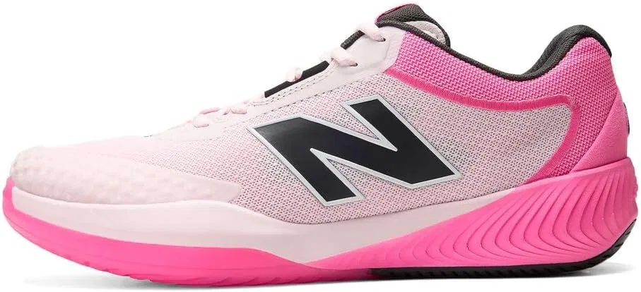 Кроссовки для тенниса New Balance FuelCell 996 V6, Pink Heat/Nb 102 White — фото 2
