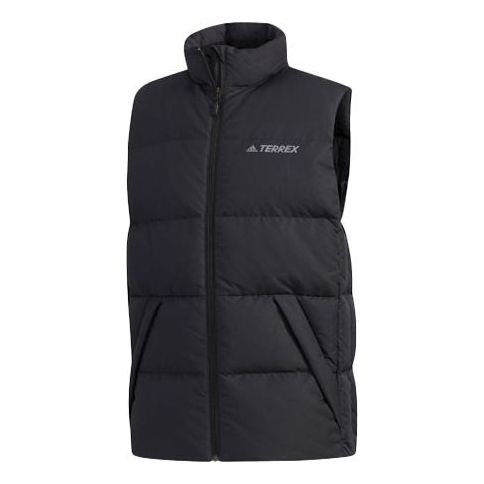 

Пуховик adidas Xplr Dwn Vest Alphabet Casual Down Vest Black, черный