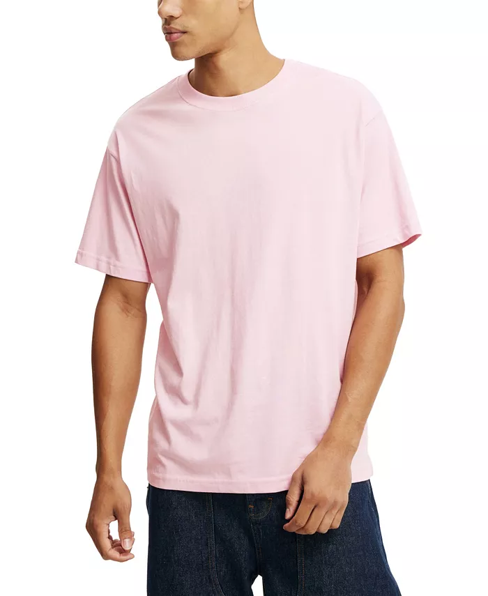 

Мужская футболка свободного кроя COTTON ON, розовый