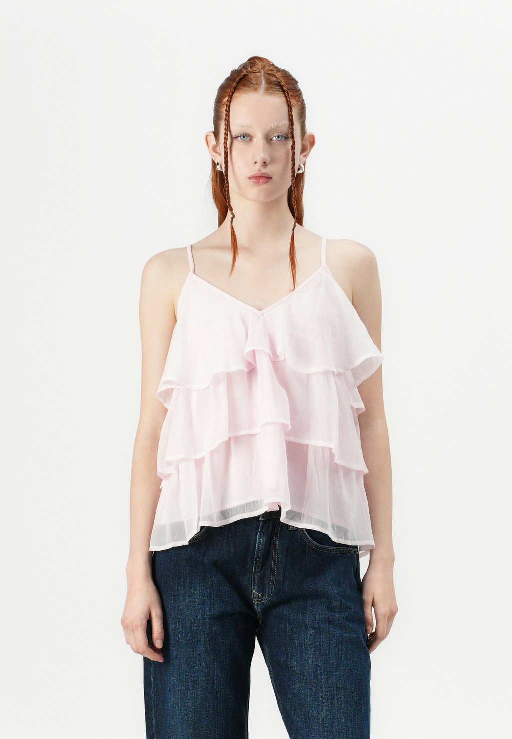 

Топ VIHARLEY RUFFLE - Blouse VILA, мультиколор