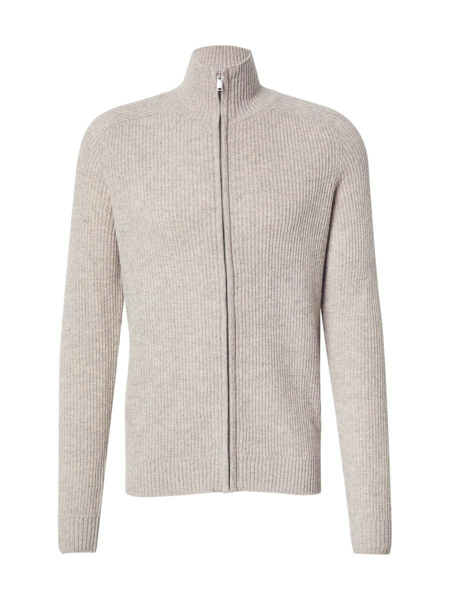 

Вязаный кардиган Kronstadt Dorsey, светло-серый