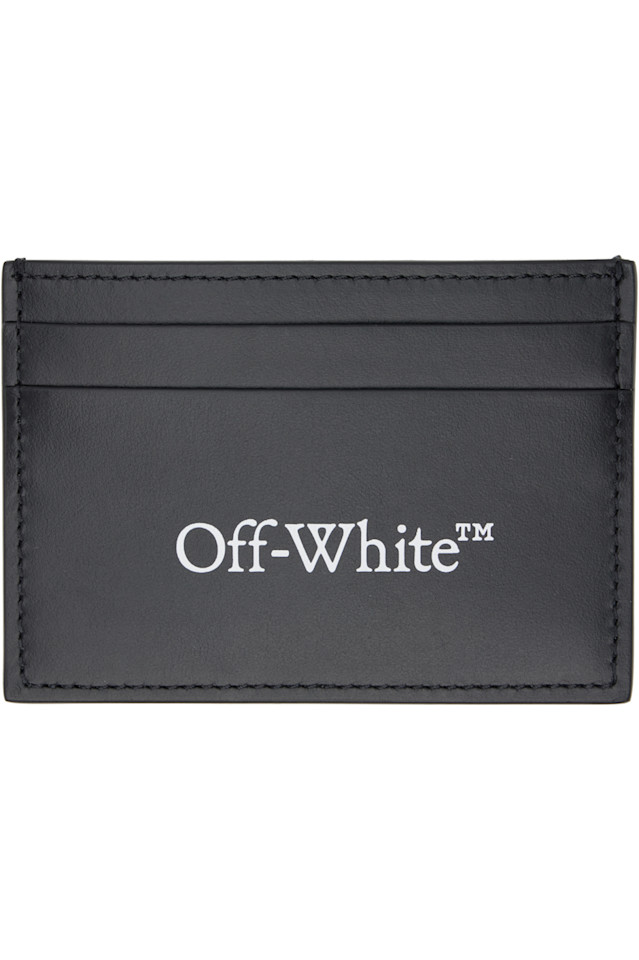 

Off-White Черный книжный держатель для карт