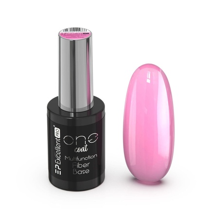 One Coat Многофункциональная гибридная основа из волокна, насыщенный розовый цвет, 11 г Excellent Pro