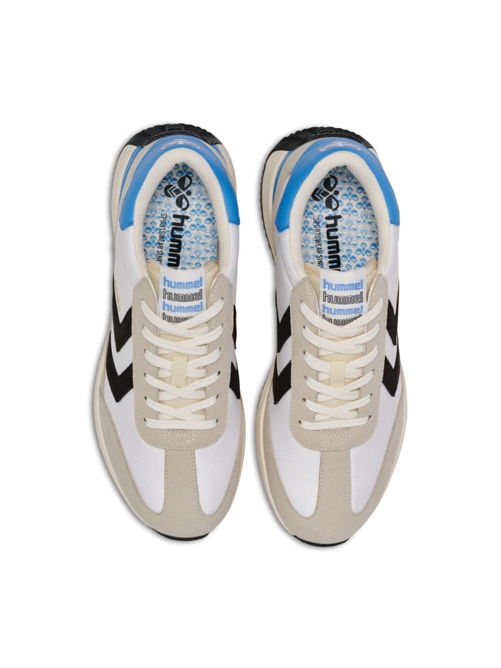 Спортивные кроссовки Hummel, цвет white/black/blue — фото 3