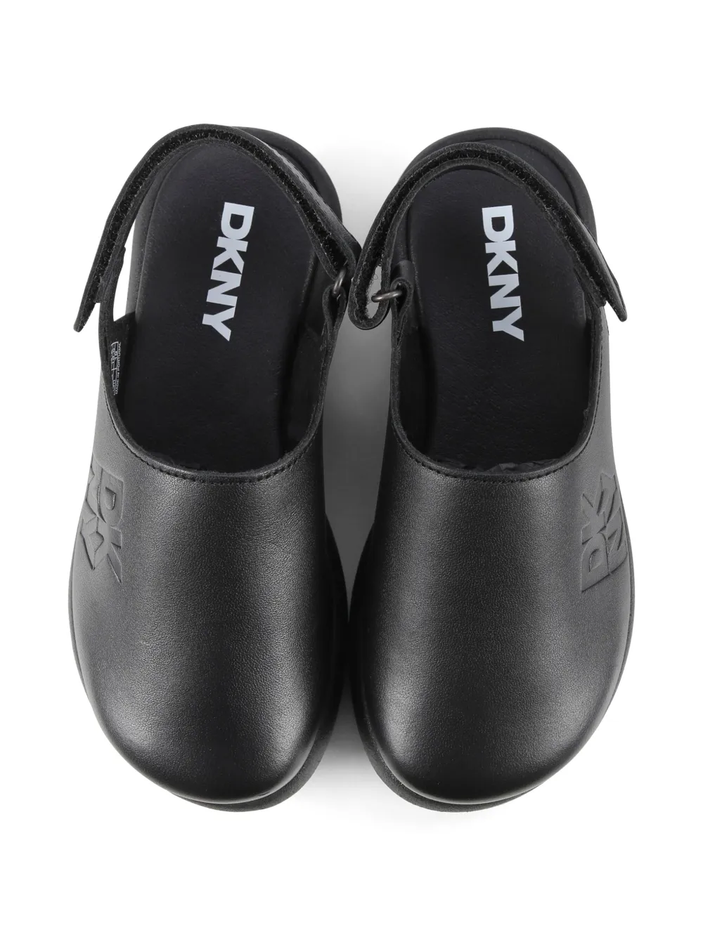 Слиперы с тиснением логотипа Dkny Kids, черный — фото 4
