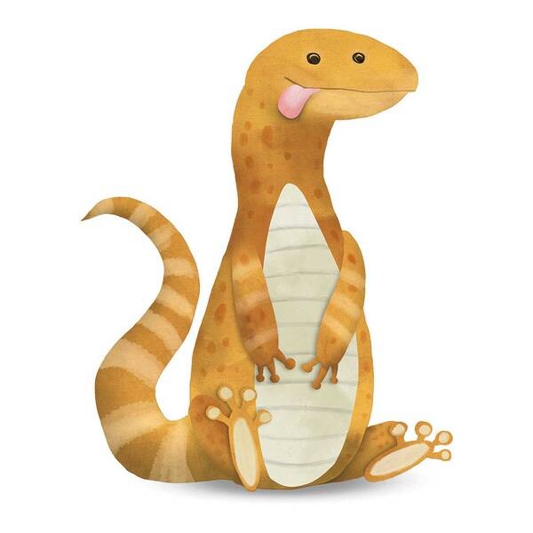 

Фреска Komar Cute Animal Lizard цвет weiß/orange