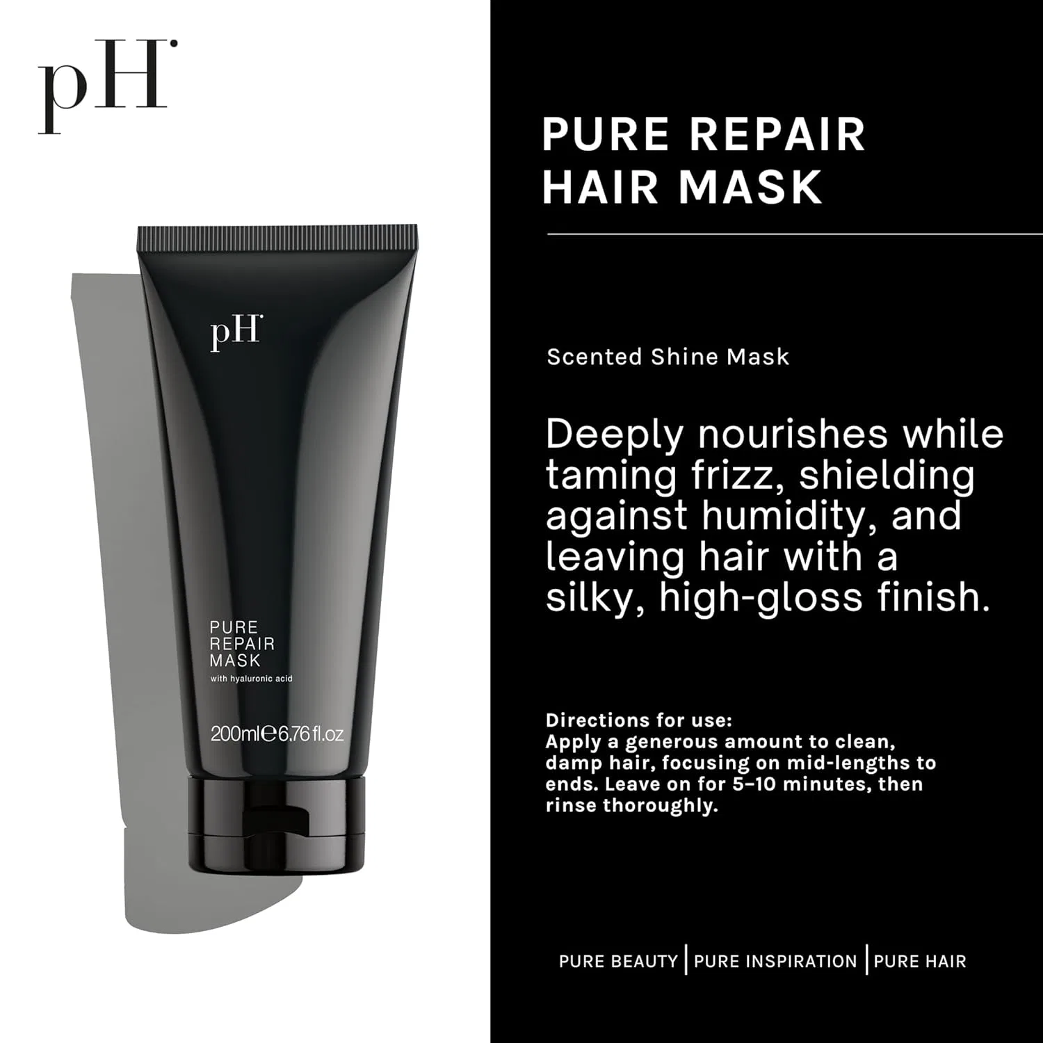 Маска для волос pH Laboratories Pure Repair Mask 200 мл Ph Pure Hair — фото 2