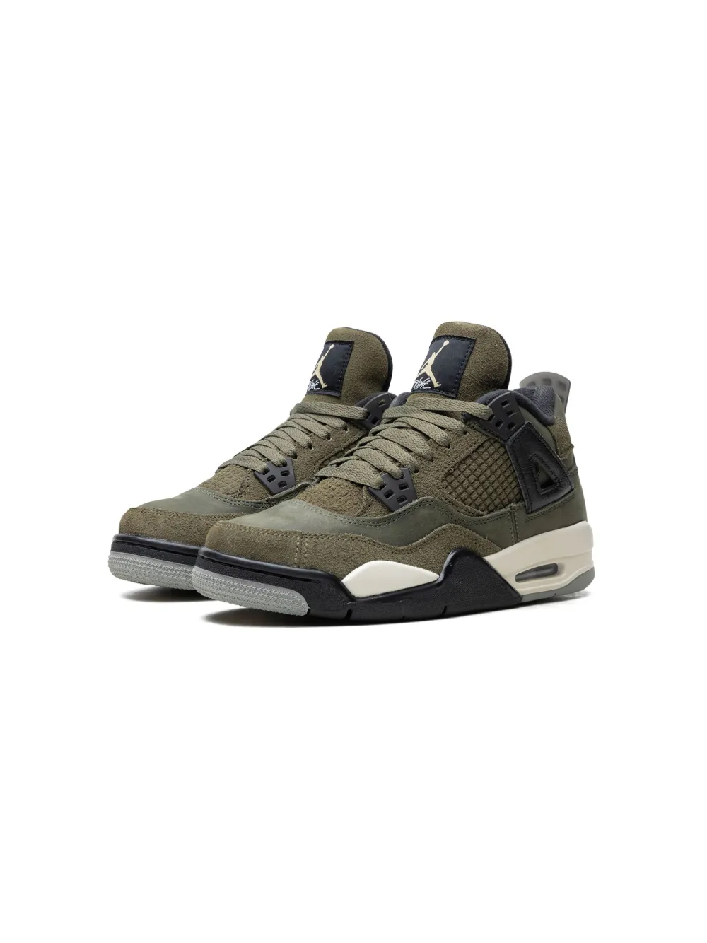 Кроссовки Air Jordan 4 SE Craft Olive Jordan Kids, зеленый — фото 3
