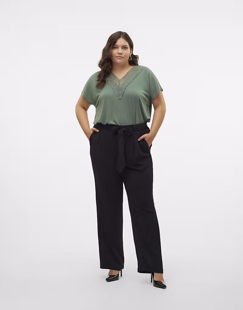 

Брюки Vero Moda Curve черного цвета