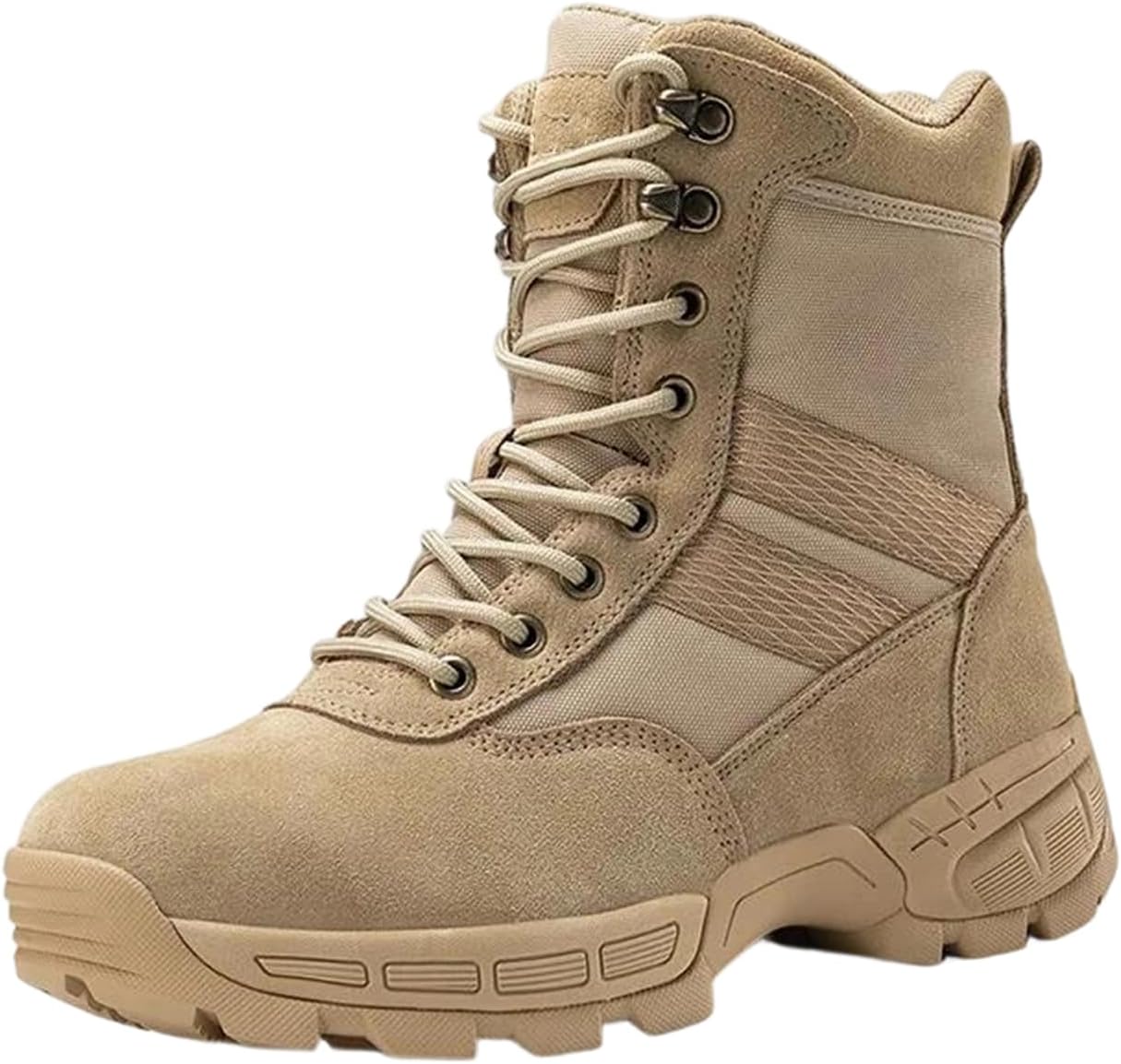 

Мужские водонепроницаемые походные ботинки Alloaone, противоскользящие треккинговые ботинки, удобная рабочая обувь для скалолазания, хаки
