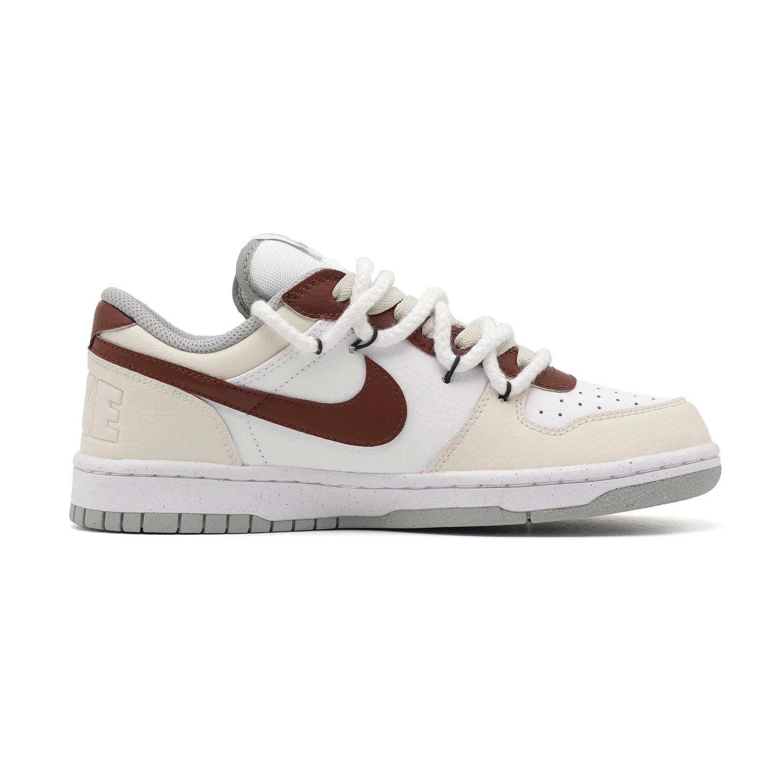 Кроссовки low top с защитой от скольжения, износостойкие и дышащие, в комплекте с коробкой благословения и защиты Nike, Red White B-BOX — фото 4
