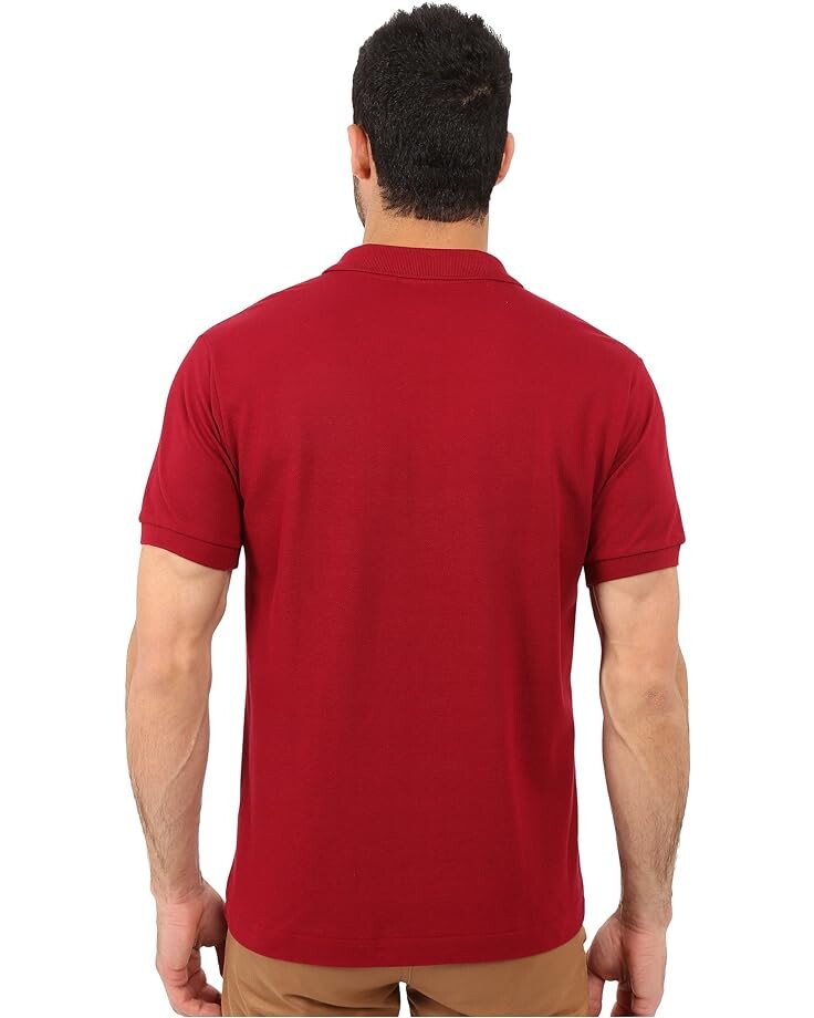 Поло Lacoste L1212 Classic Pique Shirt, цвет Bordeaux — фото 3