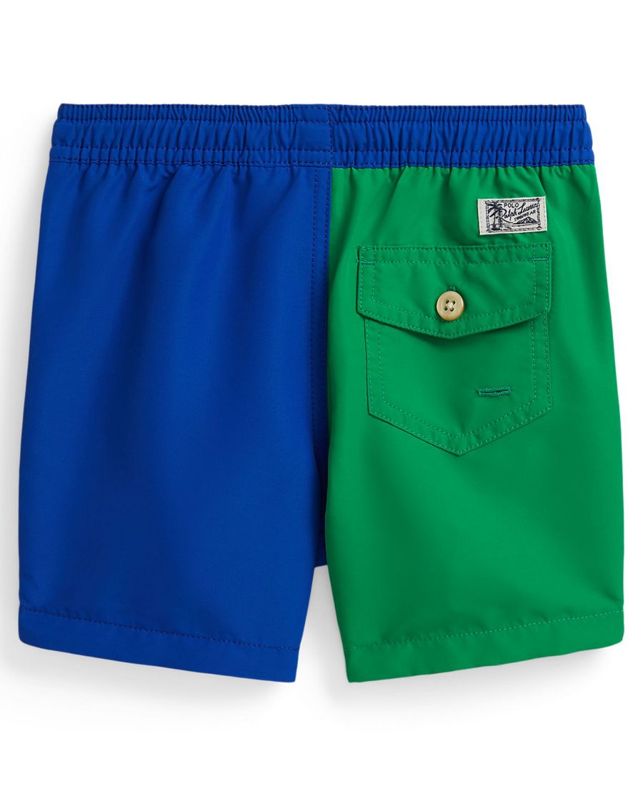 Плавки Traveler для мальчиков 2-7 лет Polo Ralph Lauren, Green/Blue — фото 2