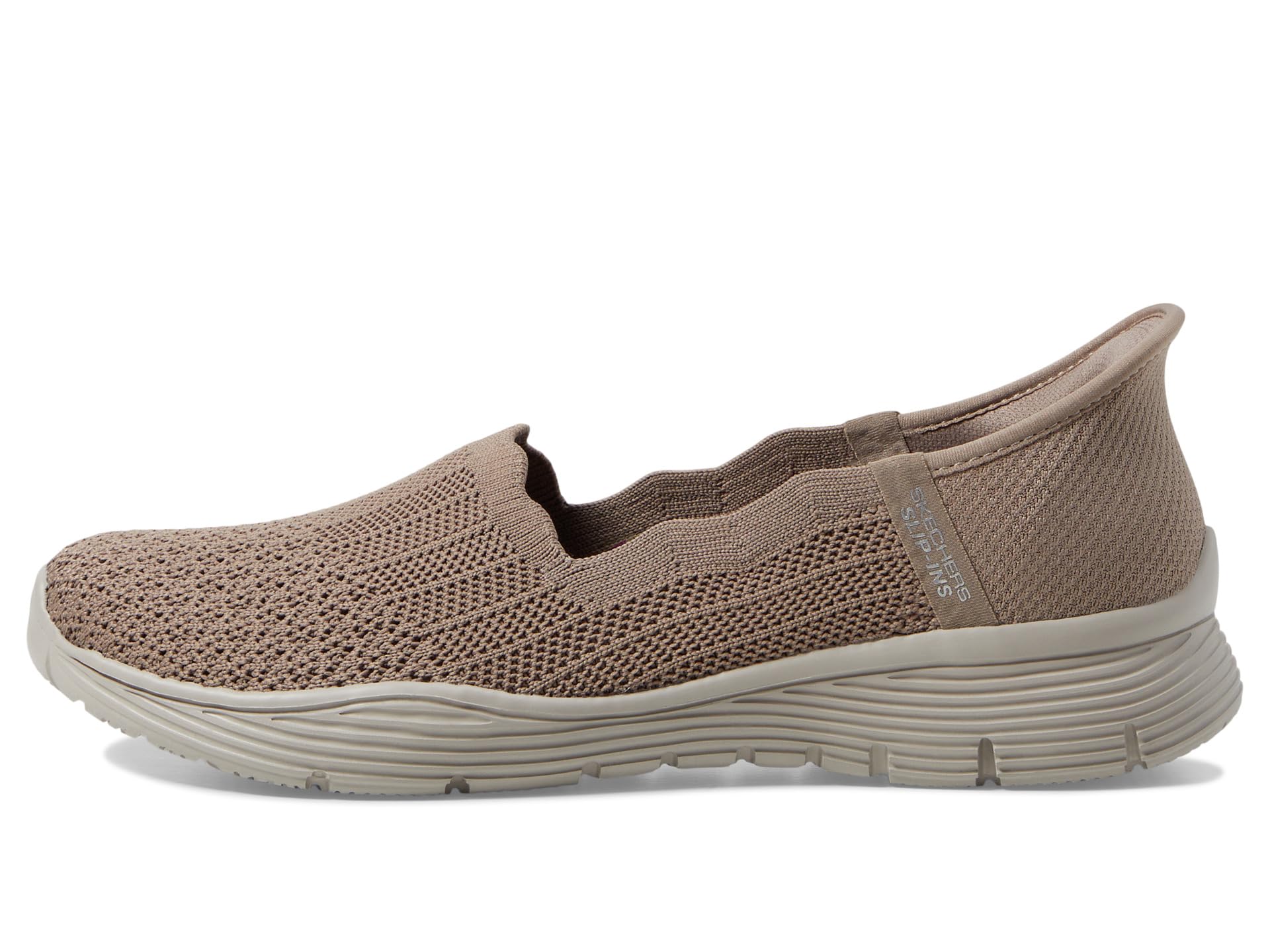 Балетки SKECHERS Seager - Believe It Hands Free Slip-Ins, Dark Taupe — фото 4