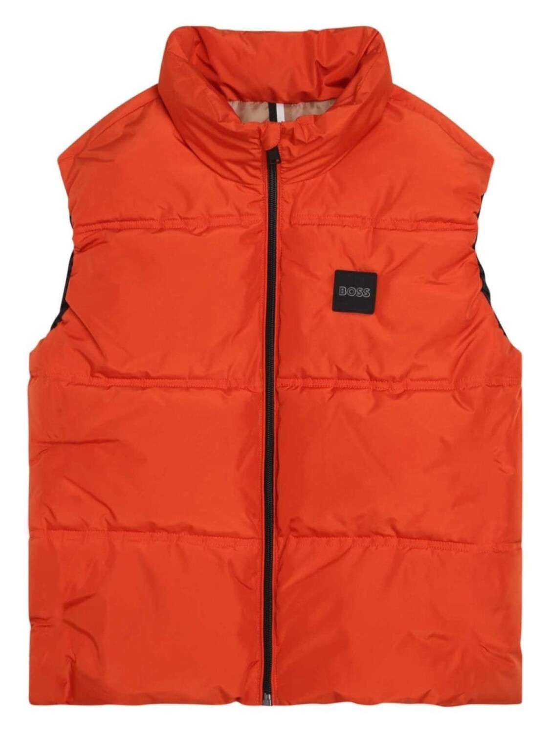 

BOSS Kidswear жилет на молнии, оранжевый
