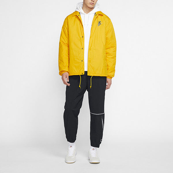 Толстовка Nike SB Skateboard Sports Skateboard Jacket Yellow, желтый — фото 3