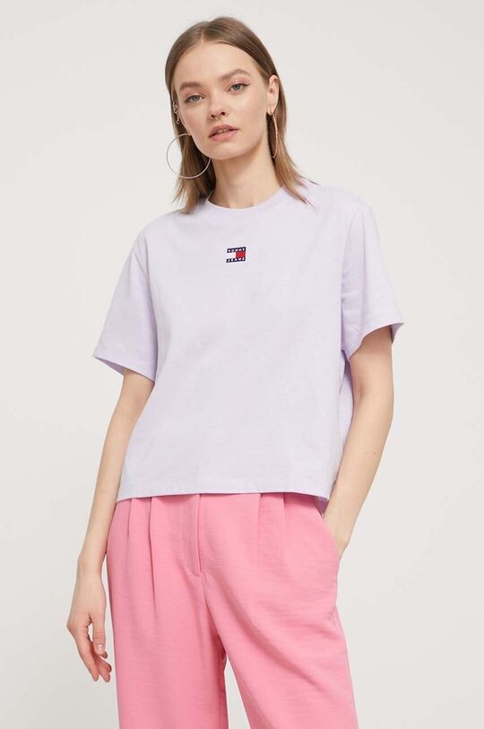 

Футболки Tommy Jeans, фиолетовый