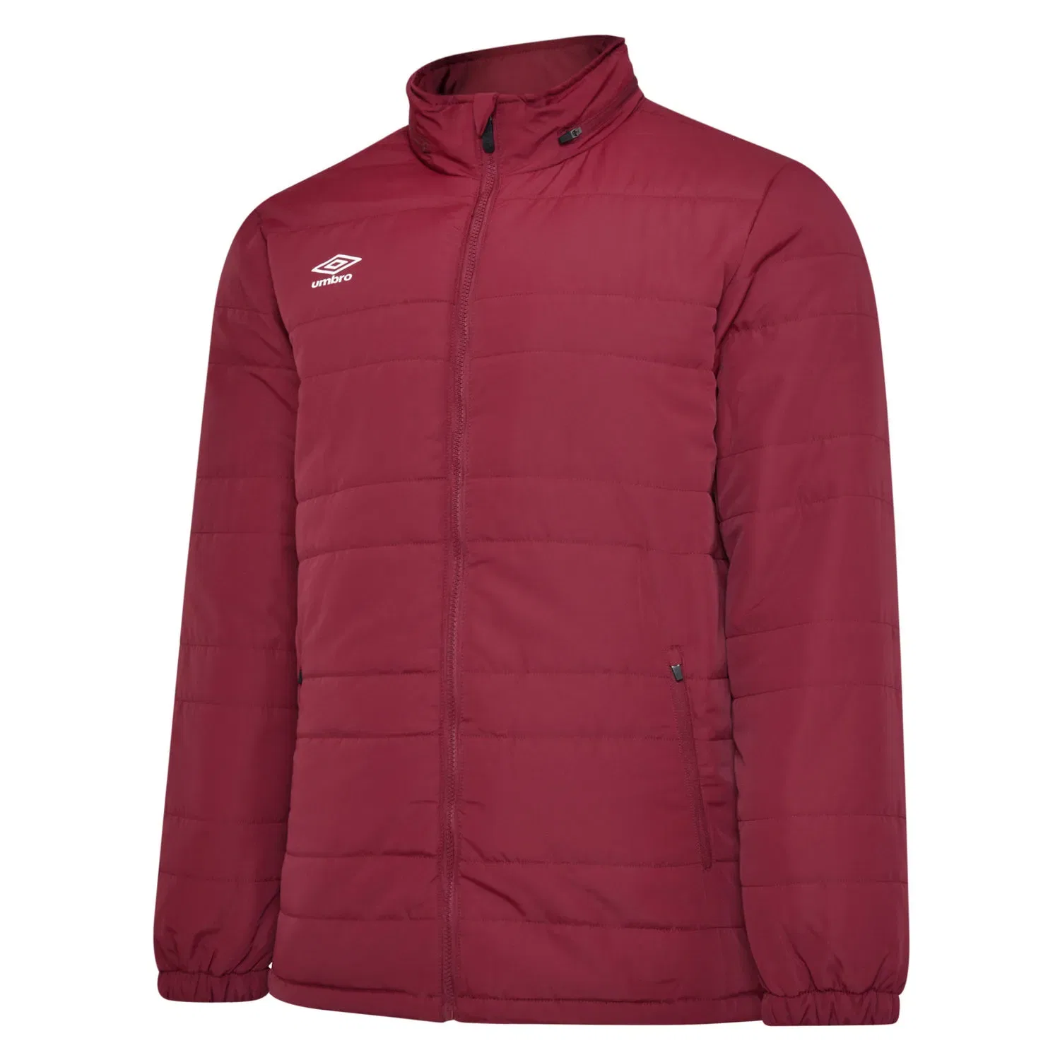 Детская куртка Umbro с капюшоном, бордовый