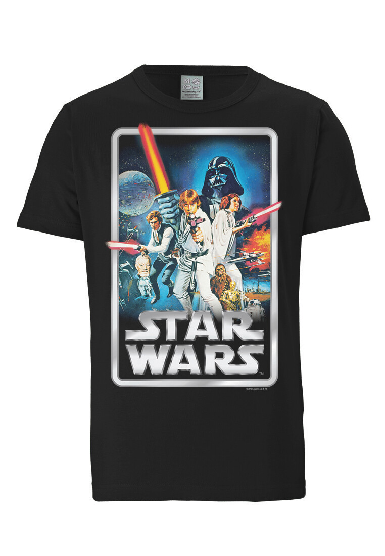 

Футболка Logoshirt Krieg der Sterne Poster, черный