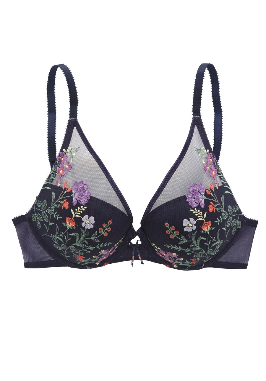 

Бюстгальтер на косточках LASCANA Push-up Bra, темно-синий