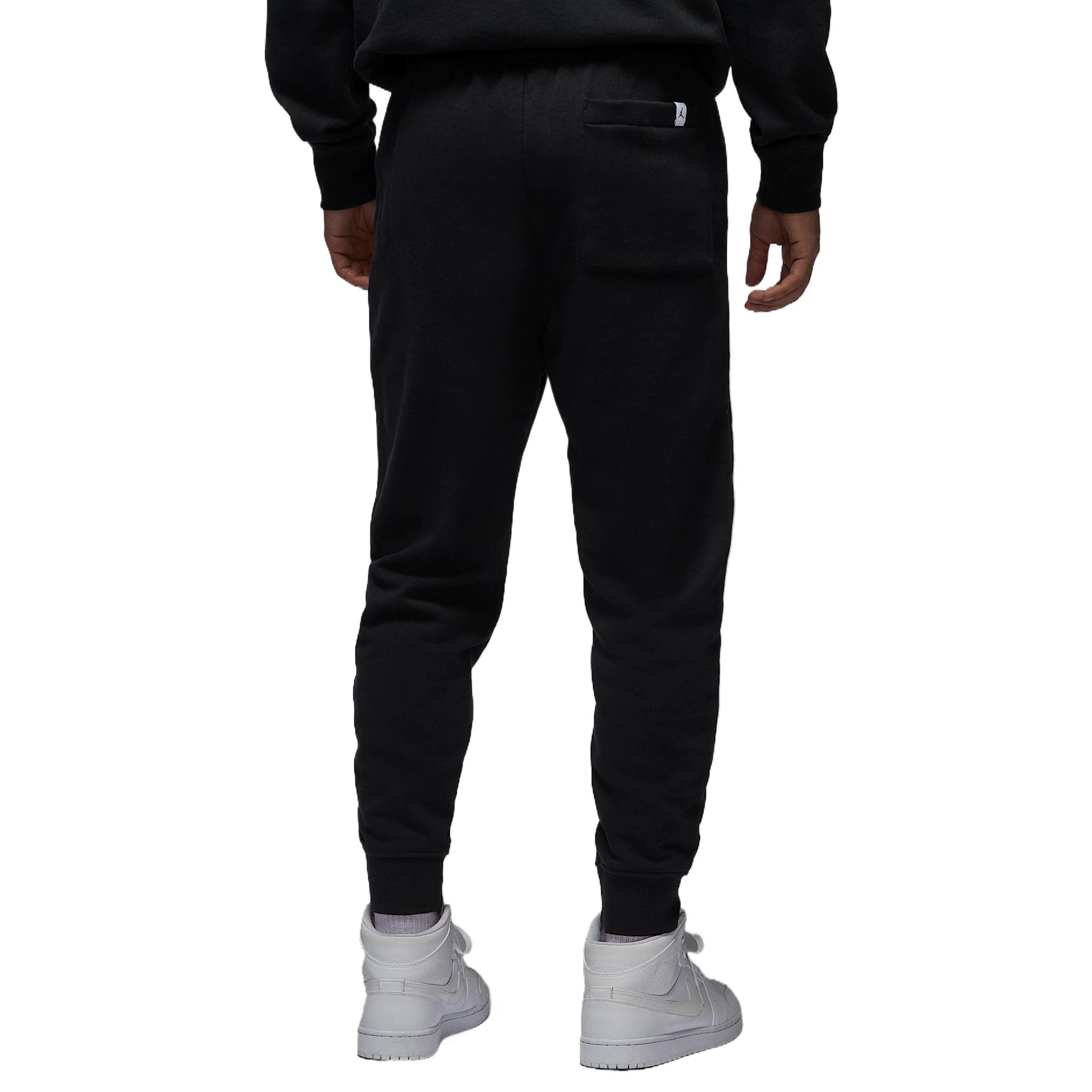 Jordan Элегантные спортивные брюки Essentials Holiday Knitted, мужские, Black/Gold Zodiac Gold — фото 4