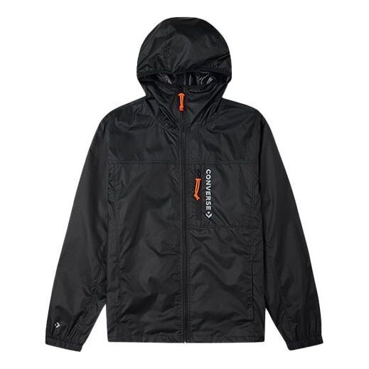 

Куртка retro casual hooded jacket couple style black Converse, черный