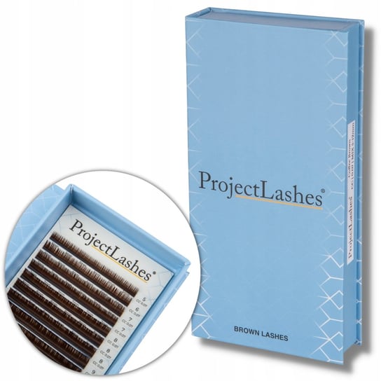 

Мм СВЕТЛО-коричневый Project Lashes CC 0.07 5-12