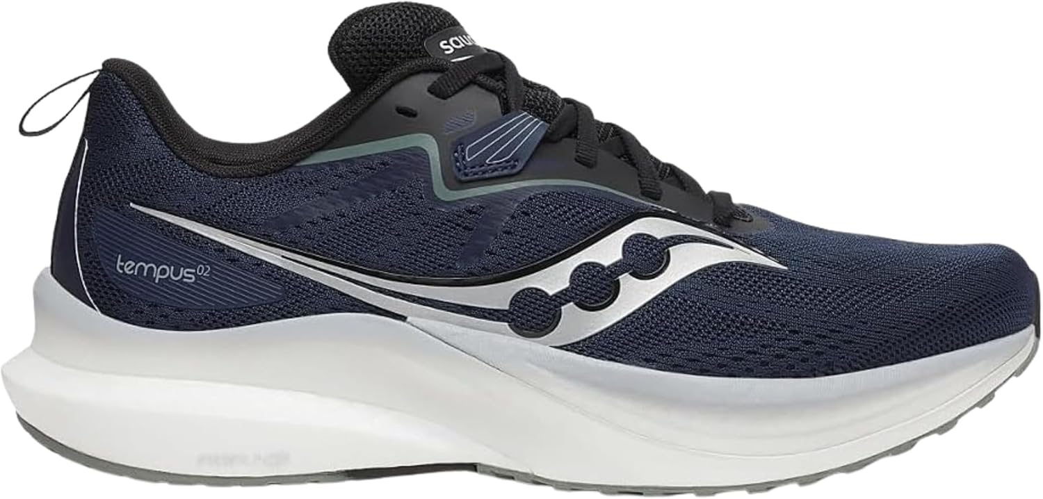 Кроссовки Saucony Tempus 2 для мужчин, черный/синий/темно-синий — фото 2