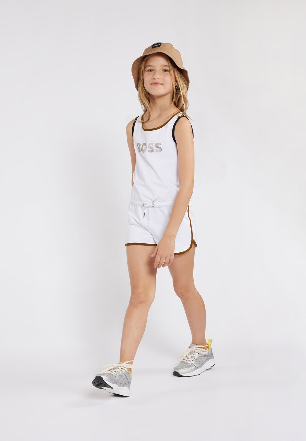

Комбинезон SHORT ALL IN ONE BOSS Kidswear, цвет white