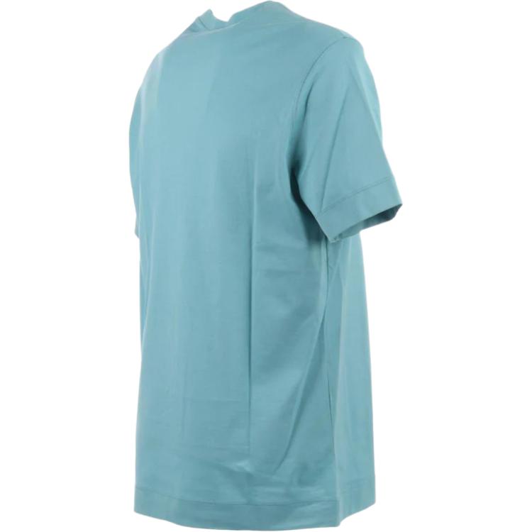EMPORIO ARMANI Футболка мужская голубая Cyan — фото 4