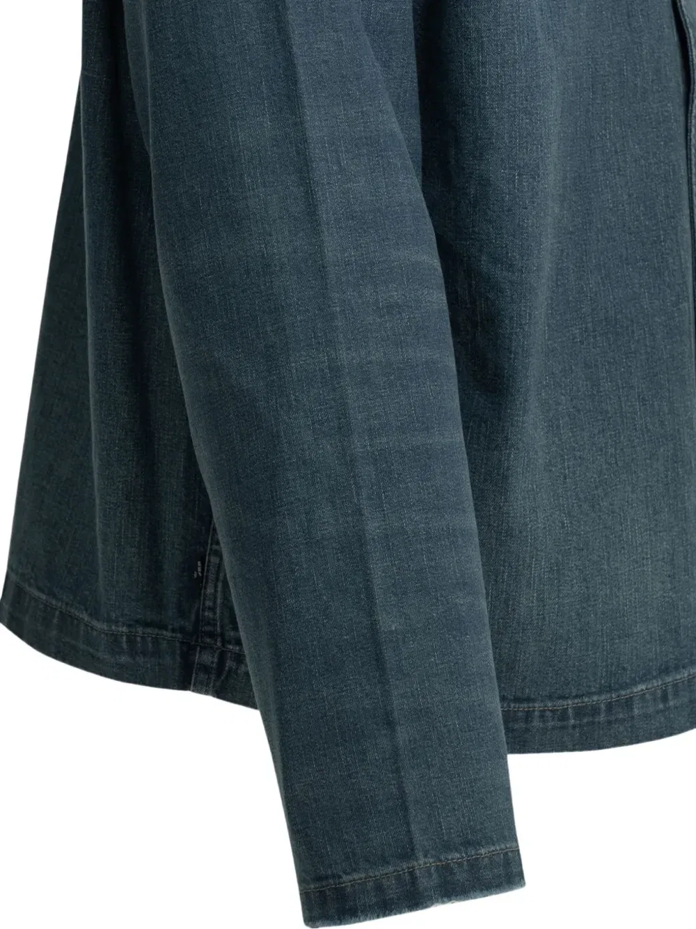 Куртка-рубашка-оверсайз с пуговицами и нагрудным карманом Levi's, синий — фото 4